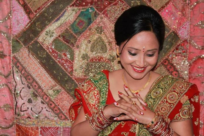 Shilpa Suwal During Wedding in Nepal