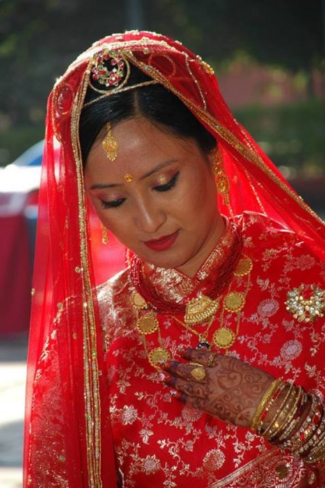 Shilpa Suwal on Wedding Day