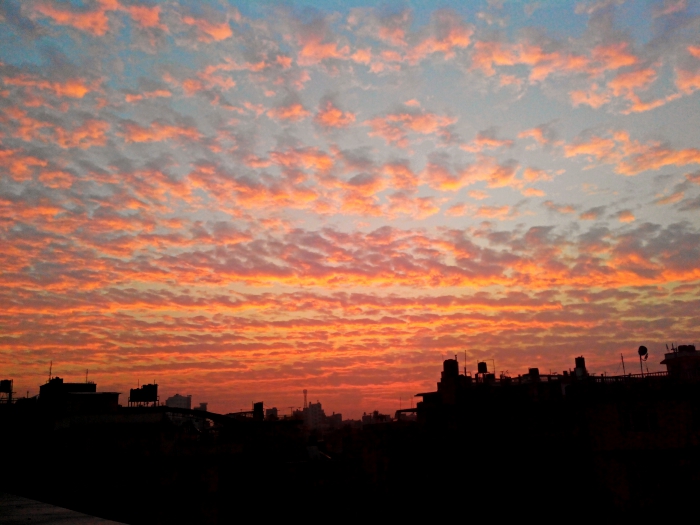 Sunrise from Buddhanagar, New Baneshwor