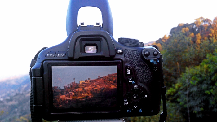 Watching Dhulikhel through Camera