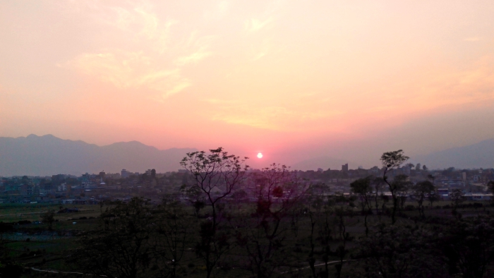 Sunset in Lokanthali
