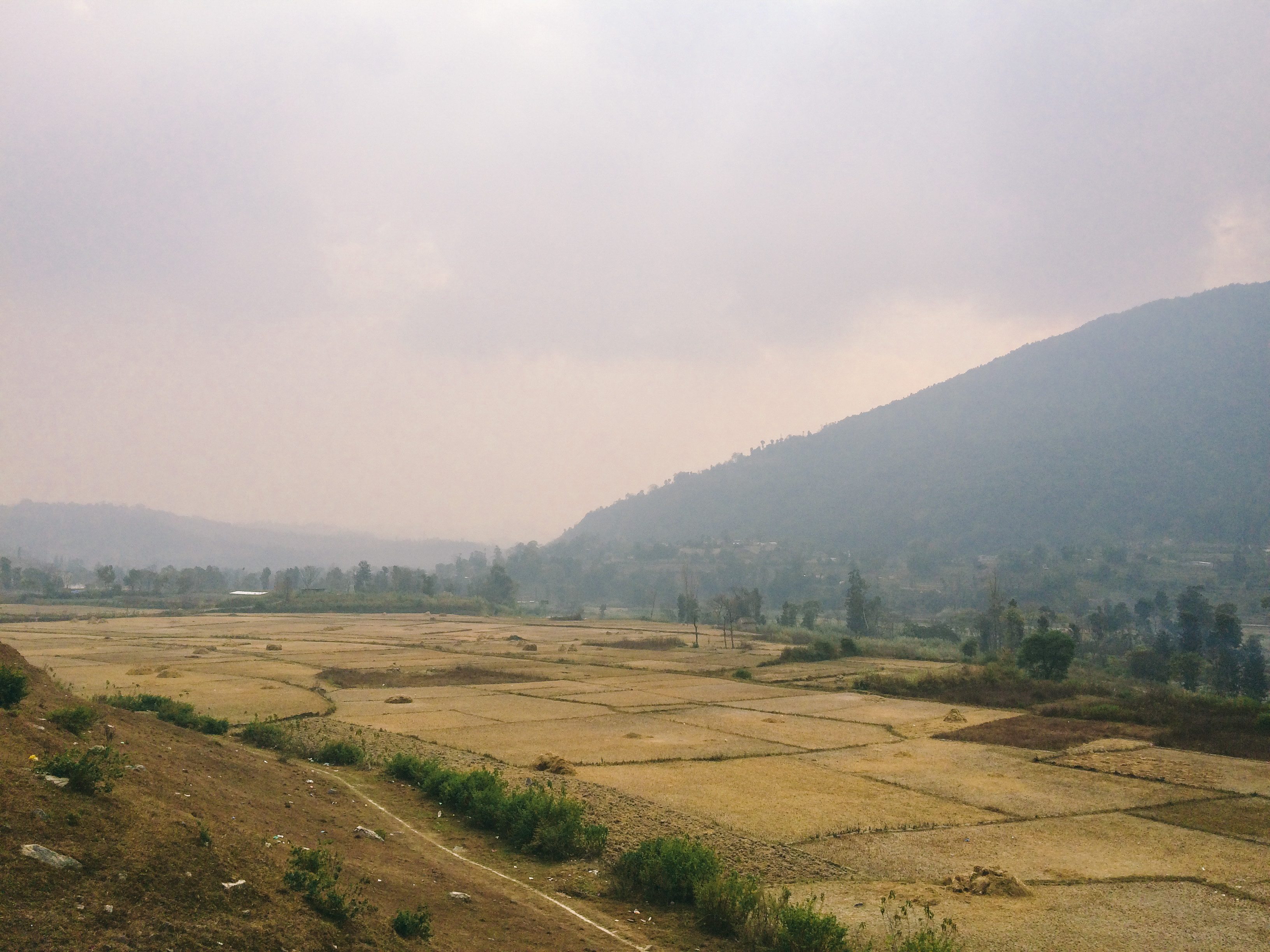 Khokana Field and Mountain View